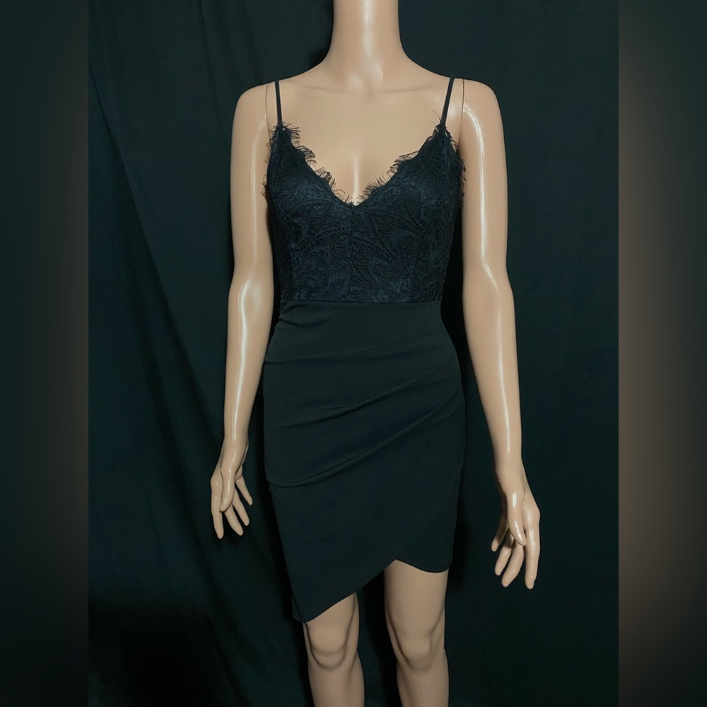Love Culture Black Textured Top